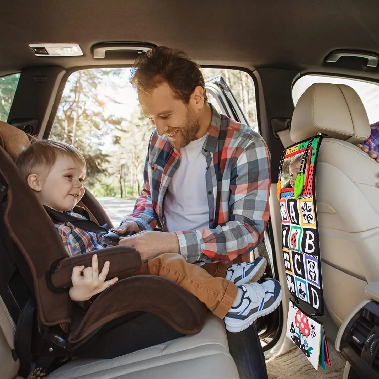 Montessori Baby Tummy Time Mirror Mat